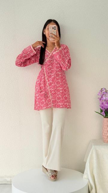 Hiaara jaipuri cotton vol-2 short top kurtis wholesale